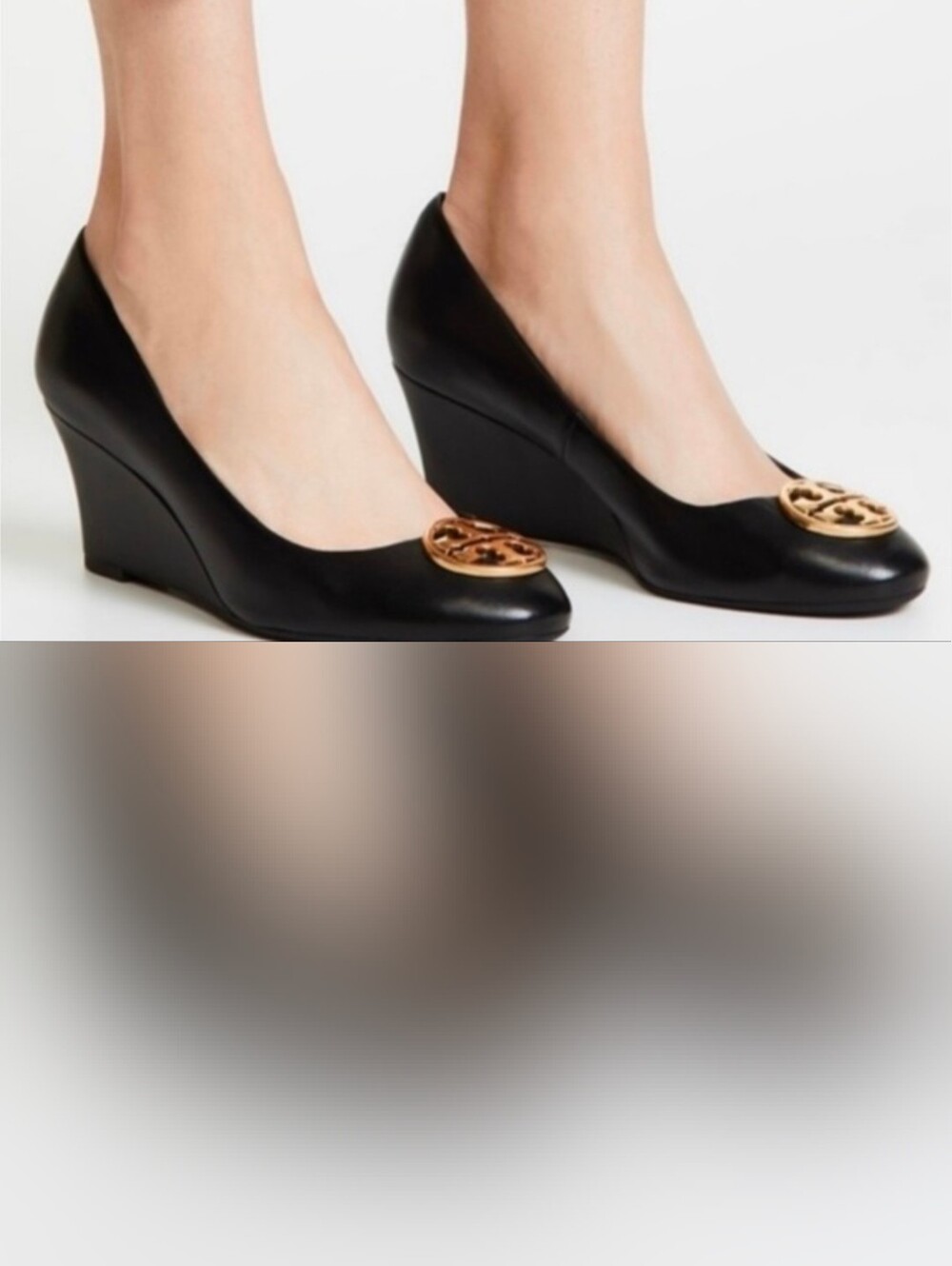 Tory Burch Women's Chelsea Wedge Pumps  Size 7.5